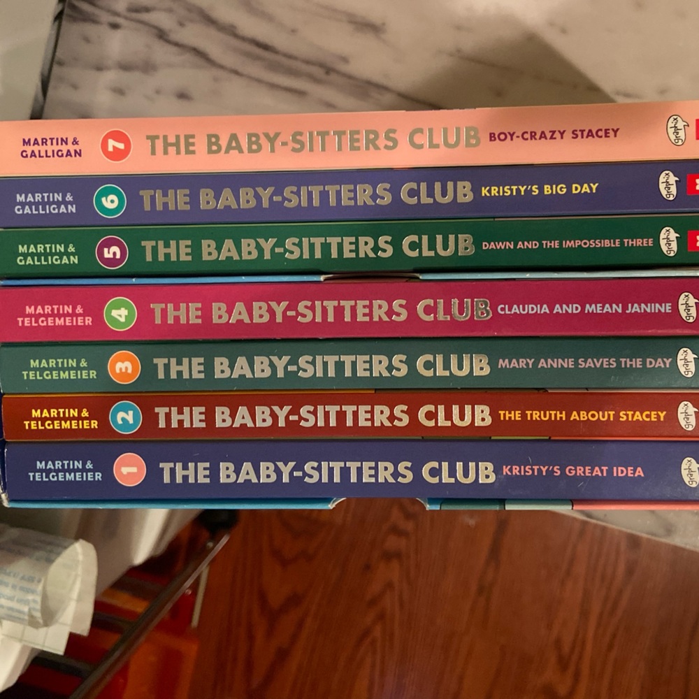 The Babysitters club books 1-7.  Excellent condition